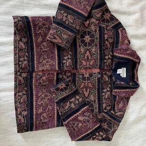 Vintage Style Patterned Jacket